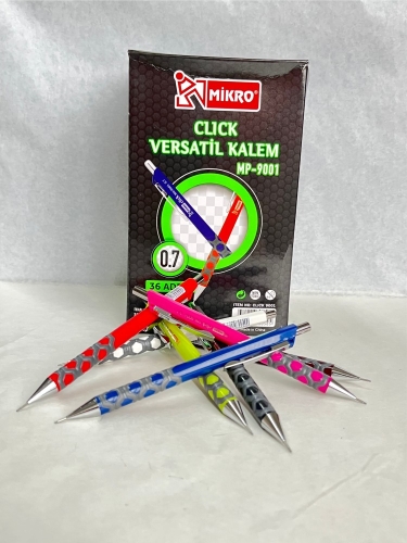 Mikro MK 9001 6 Renk 0.7 Uçlu Versatil Kurşun Kalem 6 lı Set - 7