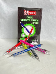 Mikro MK 9001 Pempe Renk 0.7 Uçlu Versatil Kurşun Kalem - 3