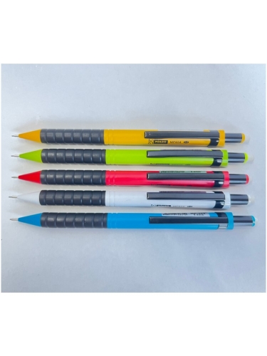 Mikro MP404 Karışık Renk 0.5 Uçlu Silgili Versatil Kurşun Kalem 5 li Set - 2