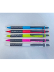 Mikro MP404 Karışık Renk 0.7 Uçlu Silgili Versatil Kurşun Kalem 5 li Set - 2