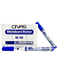 Mikro NS-703 Yuvarlak Uç Beyaz Yazı Tahta Kalemi Mavi - 6