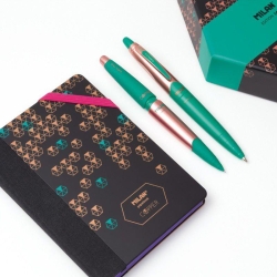 Milan Hediyelik Hesap Makinesi Tükenmez ve Kurşun Kalem Kalemtraş Set Yeşil