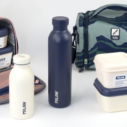 Milan Matara Paslanmaz Çelik İzotermal Şişe 354 ML 1918 Serisi Beyaz - 6