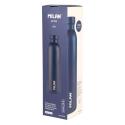 Milan Matara Paslanmaz Çelik İzotermal Şişe 591 ML 1918 Serisi Lacivert - 4