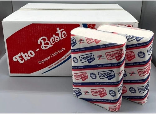 Beste Z Katlama Kağıt Havlu 21cm x 21cm 1 Koli (12 Paket) - 1