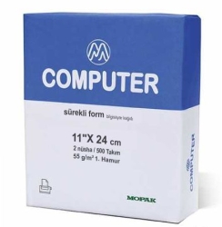 Mopak 2 Nüsha 11x24 Sürekli Form Bilgisayar Kağıdı (500 lü)