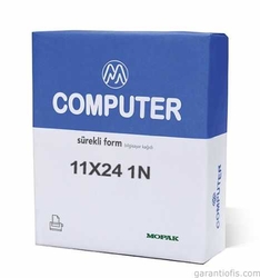 Mopak Sürekli Form Bilgisayar Kağıdı 1 Nüsha 70gr 11x24 (1000 li) - Thumbnail