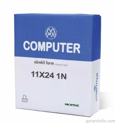 Mopak Sürekli Form Bilgisayar Kağıdı 1 Nüsha 70gr 11x24 (2000 li)