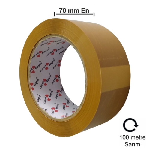 Next tape Koli Bandı Taba Kahverengi 70 mm x 100 mt - 1