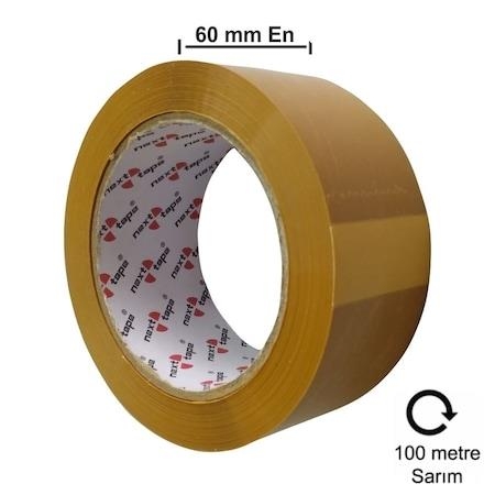 Next tape Koli Bandı Taba Kahverengi 60 mm x 100 mt - 1