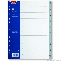 NOKİ 1-10 Rakamlı PP Seperatör (Ayraç)