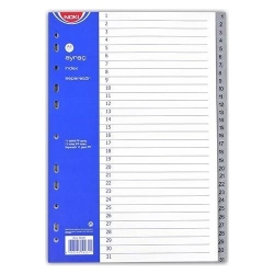 NOKİ 1-31 Rakamlı PP Seperatör (Ayraç)