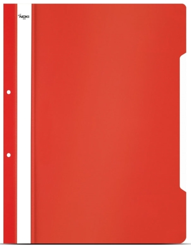 Noki 4828 Eco Plastik Telli Dosya Kırmızı (50 li Paket) - 1