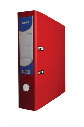 NOKİ 56411 Plastik Geniş Klasör Kırmızı - 2