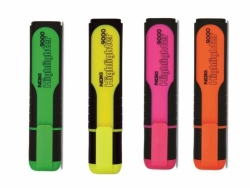 Noki Fosforlu Kalem Sarı Yeşil Turuncu Pembe  4 lü Paket - 1
