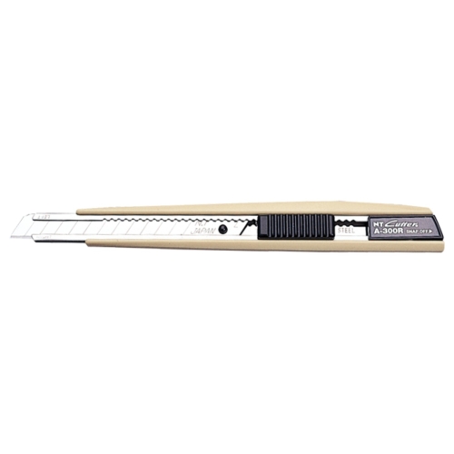 NT Cutter A-300R 9mm Dar Maket Bıçağı Krem - 3