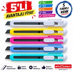 NT Cutter FA-120P 9mm Dar Maket Bıçağı 5li Paket - 2