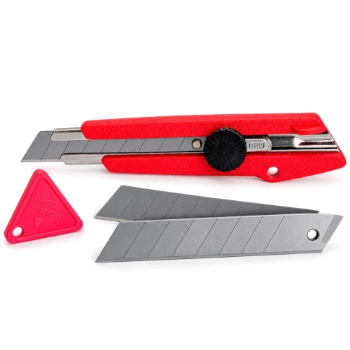 NT Cutter L-500 18mm Maket Bıçağı 2 Bıçak ve Kırım Aparatı Hediye - 2