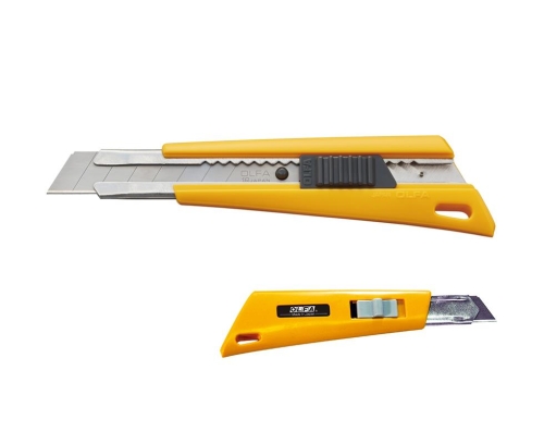 OLFA FL Özel Tasarımlı Kilitlenebilir Geniş Maket Bıçağı - 1