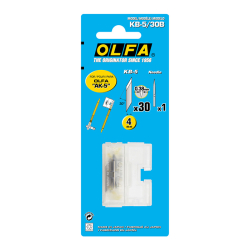 OLFA KB-5/30 Kretuar Bıçağı Yedeği 30'lu Tüp - 2