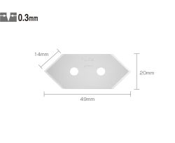 OLFA MCB-1 MAKET BIÇAĞI YEDEĞİ 5 Lİ TÜP