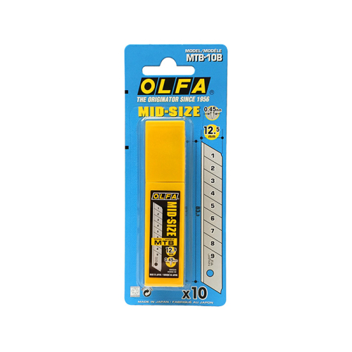 OLFA MTB-10B Maket Bıçağı Yedeği - 10'lu Tüp - 2