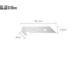 OLFA PB-450 Maket Bıçağı Yedeği (5 li) - Thumbnail