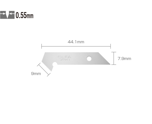 OLFA PB-450 Maket Bıçağı Yedeği (5 li) - 1