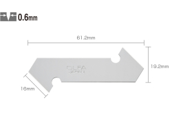 OLFA PB-800 Maket Bıçağı Yedeği (3lü) - 1