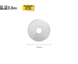 OLFA RB18-2 Maket Bıçağı Yedeği (2 li) 