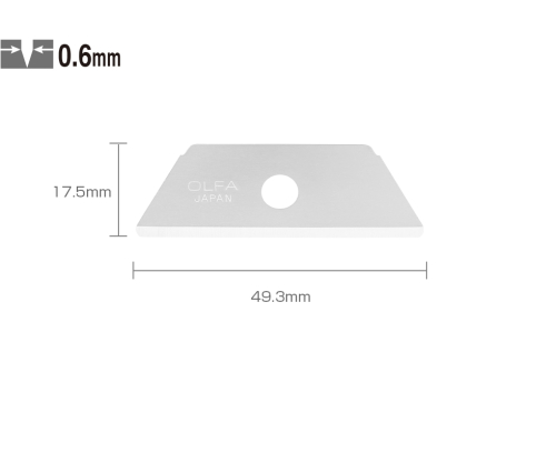 OLFA RSKB-2/5 Maket Bıçağı Yedeği 5 li - 1