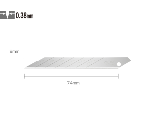 OLFA SAB-10 SAC-1 Dar Maket Bıçağı Yedeği (10 lu) - 1