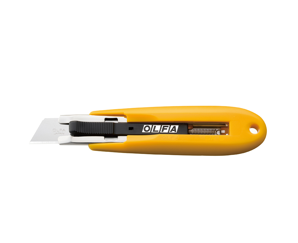 Olfa Sk-5 Otomatik Kapanan Emniyetli Maket Bıçağı