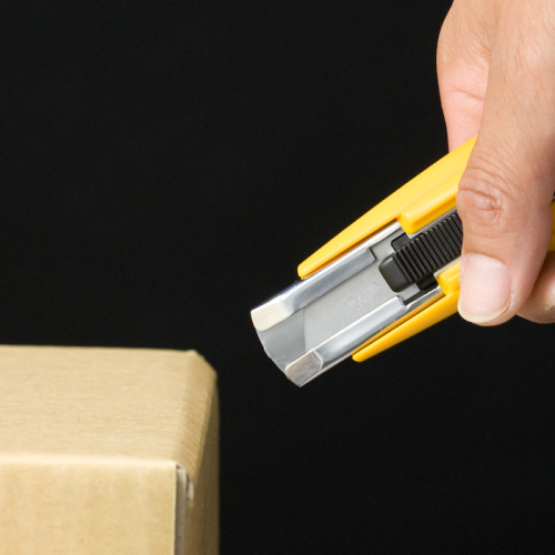 OLFA SK-9 Otomatik Geri Çekilebilir Bıçaklı Koli Açabilen Maket Bıçağı - 5