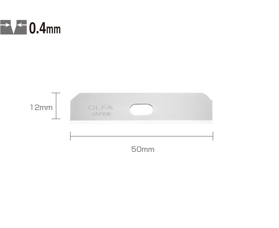 Olfa Skb-7/10b Çift Yönlü Emniyetli Maket Bıçağı Yedeği (10 Lu)
