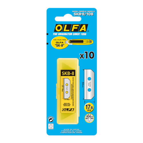 OLFA SKB-8/10B Çift Yönlü Emniyetli Maket Bıçağı Yedeği (10 lu) - 2