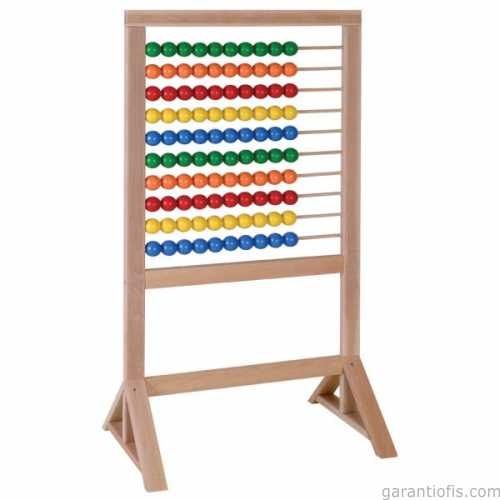 Panda PAN 310 Lüks Ahşap Ayaklı Abaküs (55x100 cm) - 1