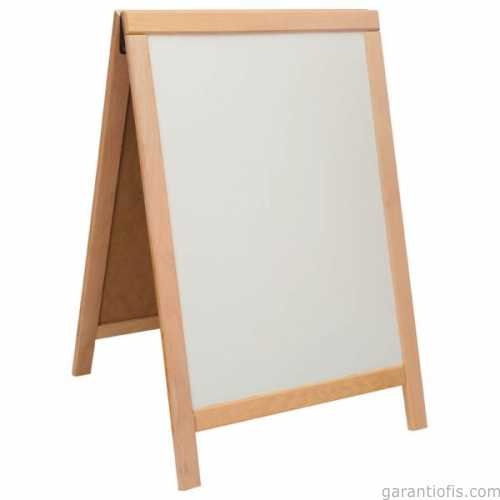 Panda PAN 327 Lüks Ahşap Ayaklı Çatı Tipi Yazı Tahtası (50x70 cm) - 1