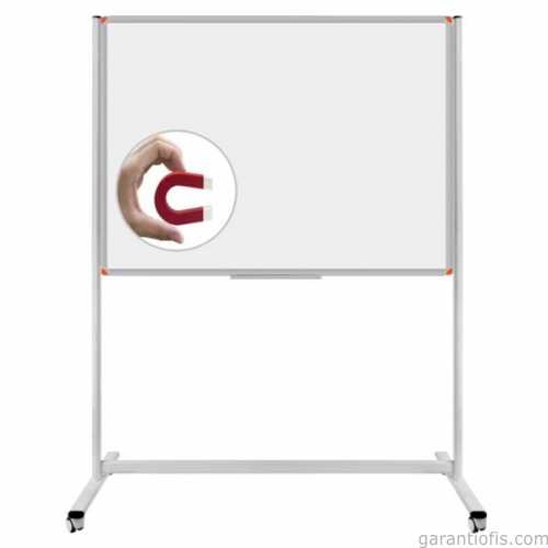 Panda PAN 566 Tekerlekli Ayaklı İtalyan Mıknatıslı Yüzey Yazı Tahtası (120x140 cm) - 1