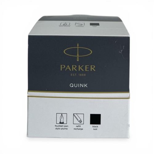 Parker Dolma Kalem Kartuşu Quink Yıkanabilir Siyah (100’lü Paket) 1950382 - 3