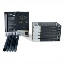 Parker Dolma Kalem Kartuşu Quink Yıkanabilir Siyah (100’lü Paket) 1950382 - 4