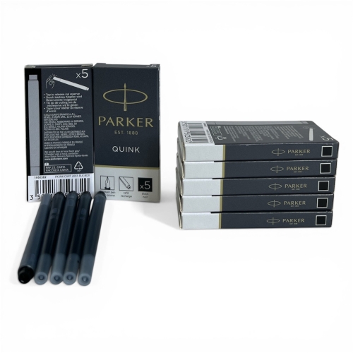Parker Dolma Kalem Kartuşu Quink Yıkanabilir Siyah (100’lü Paket) 1950382 - 4