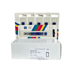 PARKER Jel Kalem Refill Plastik gövde 2'li Blister 12 Adet M uç Mavi - 2
