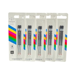 PARKER Jel Kalem Refill Plastik gövde 2'li Blister 5 Adet M uç Siyah