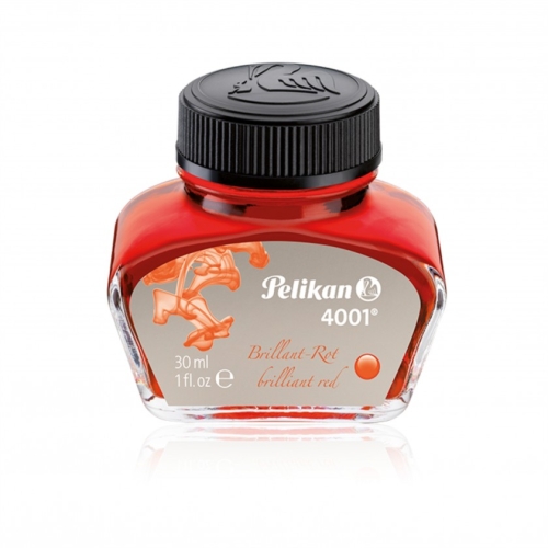 Pelikan 4001 Kırmızı Dolma Kalem Mürekkebi (30 ml) - 1