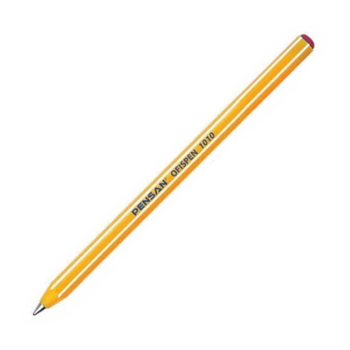 Pensan 1010 Ofis Pen Kırmızı Tükenmez Kalem (60 lı Kutu) - 1