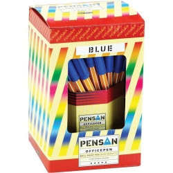 Pensan 1010 Ofis Pen Mavi Tükenmez Kalem (60 lı Kutu) - 2
