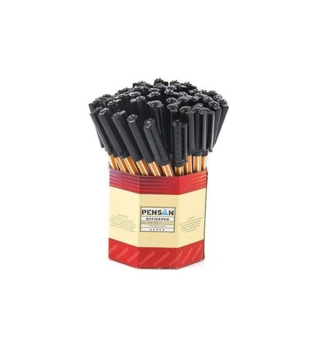 Pensan 1010 Ofis Pen Siyah Tükenmez Kalem (60 lı Kutu) - 2