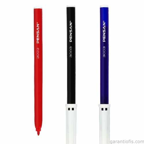 Pensan 3003 Keçeli Kalem Siyah (10 lu Paket) - 2