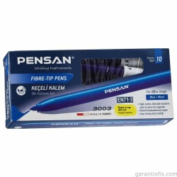 Pensan 3003 Keçeli Kalem Siyah (10 lu Paket) - 4